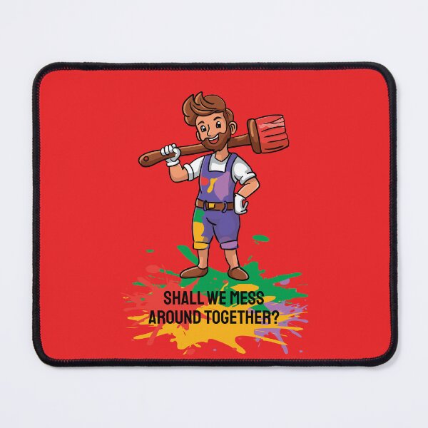 Item preview, Man painter with a huge brush designed and sold by HarridanCreates.