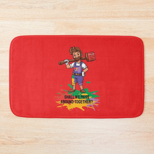 Item preview, Man painter with a huge brush designed and sold by HarridanCreates.