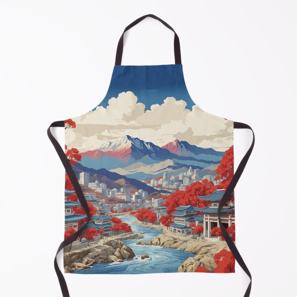 Item preview, Ansan South Korea Tourism Vintage Poster designed and sold by TravelersGems.