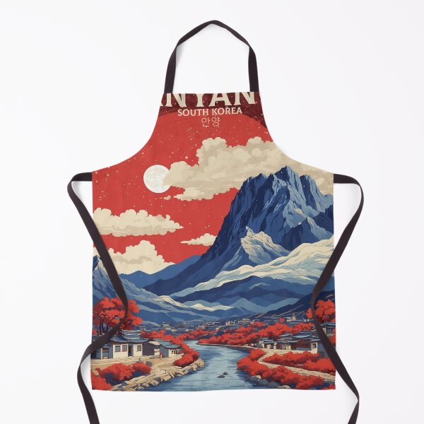 Item preview, Anyang South Korea Starry Night Tourism Vintage Poster 2 designed and sold by TravelersGems.