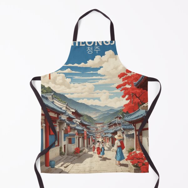 Item preview, Cheongju South Korea Tourism Vintage Poster designed and sold by TravelersGems.