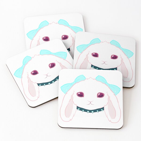 Item preview, White punk bunny designed and sold by MaririnArts.