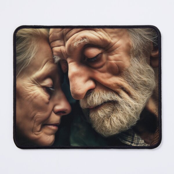 Item preview, Elderly Embrace in Time designed and sold by soulofalion.