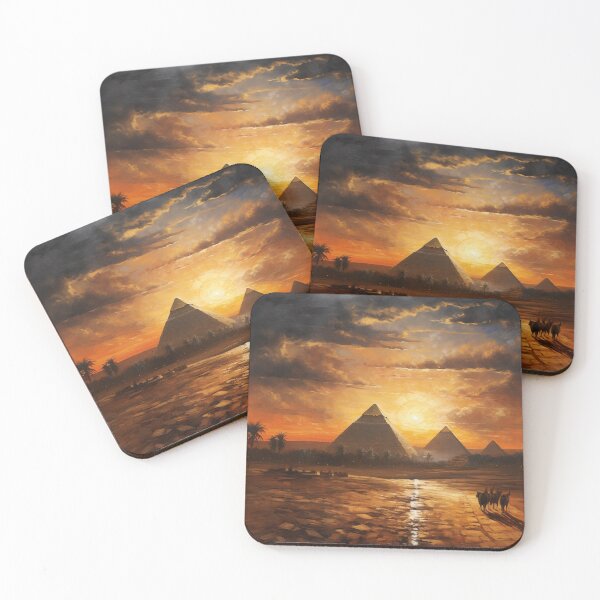 Item preview, Design Painting Pyramids Giza Egypt designed and sold by VivaVibeStyle.