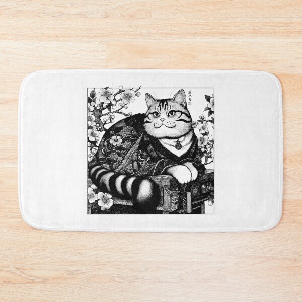 Item preview, black and white japanese cat designed and sold by MissKaffeina.