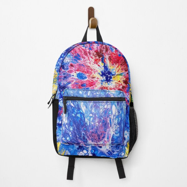 Item preview, Fluid art bags and backpacks designed and sold by ColorWaveShop.