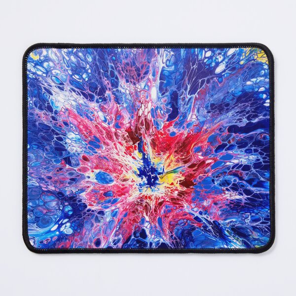 Item preview, Fluid art mouse pads and cat mats designed and sold by ColorWaveShop.