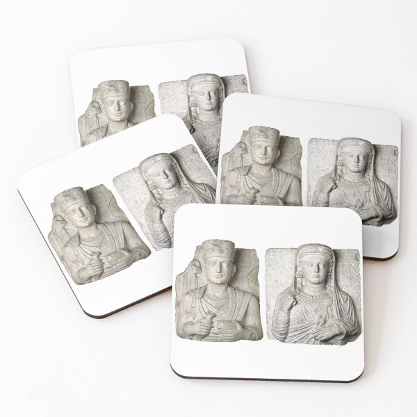Item preview, Stone statue of a family from Palmyra designed and sold by  Bride of the desert.