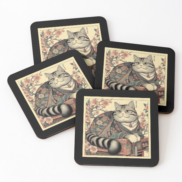 Item preview, japanese cat designed and sold by MissKaffeina.