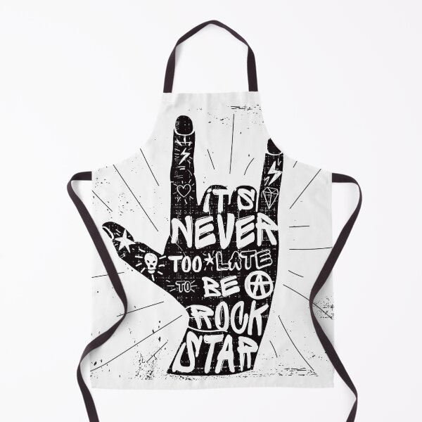 Item preview, Never Too Late - Rockstar Typography Design designed and sold by DigitalGraphic1.