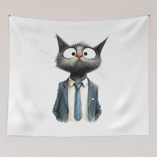 Item preview, Tailored Leadership: The Business Cat's Fashion Empire designed and sold by twisted-dot.