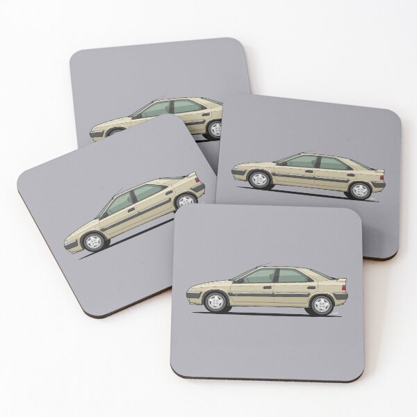 Item preview, Xantia VSX S1 in Gold Individual illustration designed and sold by RJWautographics.