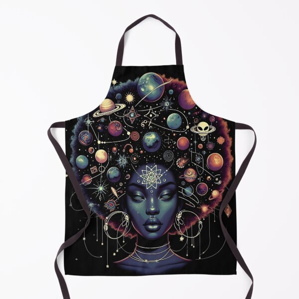 Item preview, Afro-futurism African Afro Woman designed and sold by KitonicTees.