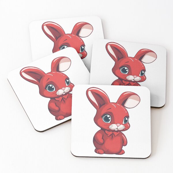 Item preview, Cute red bunny. designed and sold by KrisDry.