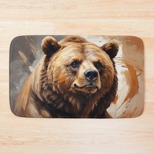 Item preview, Watercolor Brown Bear Face designed and sold by PolygonPinnacle.