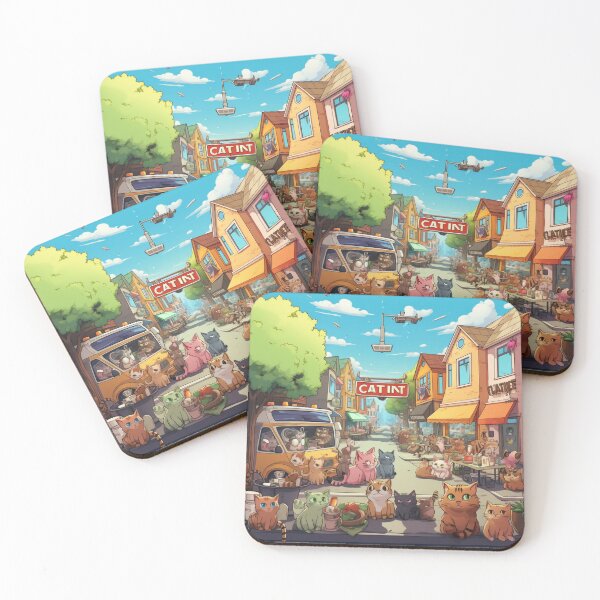 Item preview, Cat gang and their community designed and sold by Thong-D.