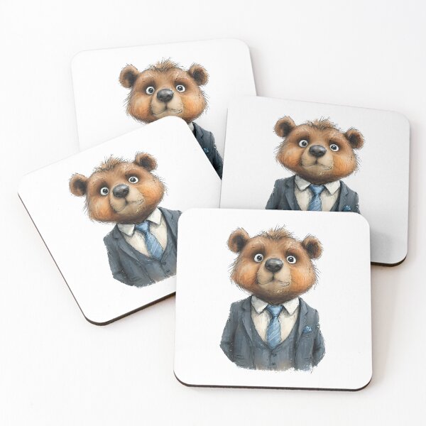 Item preview, Bear in Business: A Grizzly Executive's Sharp Style designed and sold by twisted-dot.