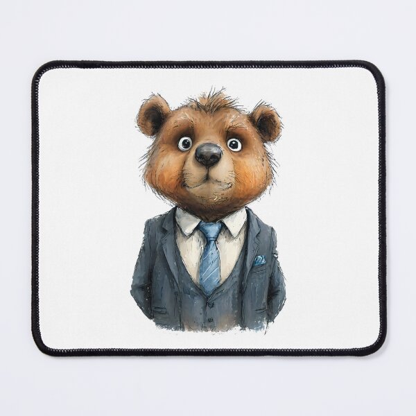 Item preview, Bear in Business: A Grizzly Executive's Sharp Style designed and sold by twisted-dot.