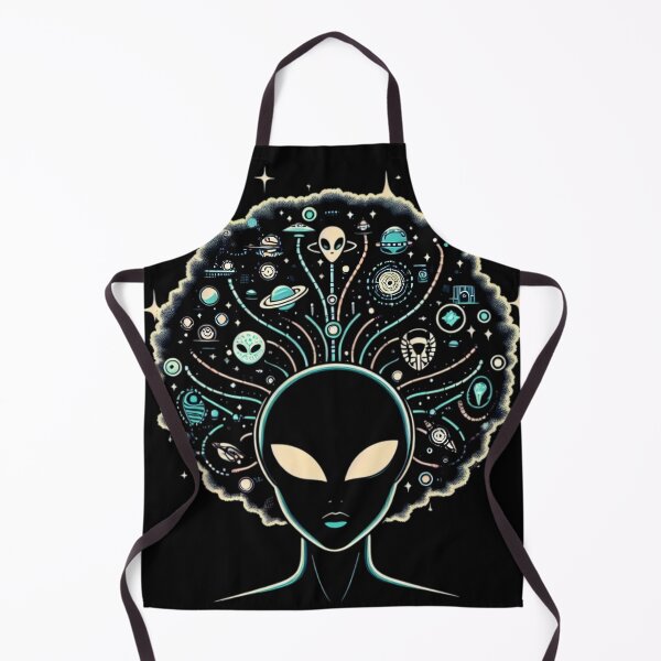 Item preview, Afro-futurism African American Afro Girl designed and sold by KitonicTees.