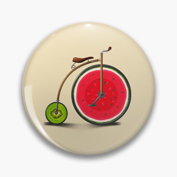 Item preview, Watermelon and Kiwi Bike | Penny Farthing | Bike Lovers designed and sold by monkeybusiness.pt.