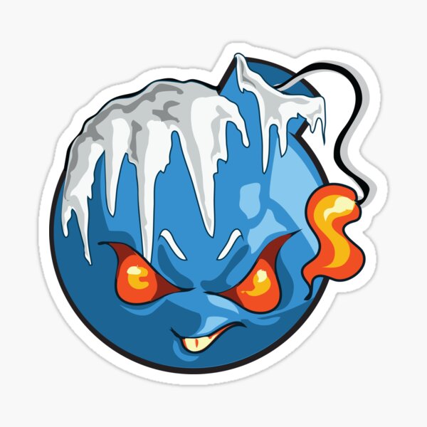 Frozen BonBomb Sticker