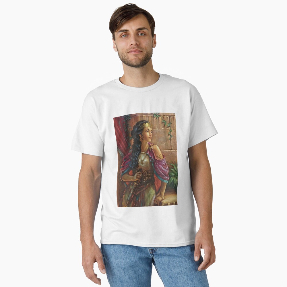 An painting depicting Queen Zenobia, Queen of the East Art Board Print