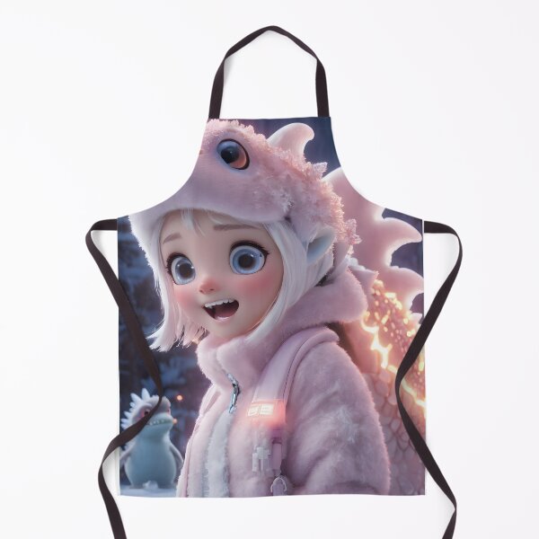Item preview, Girl in Dinosaur Coat designed and sold by Geek-Girl-Art.