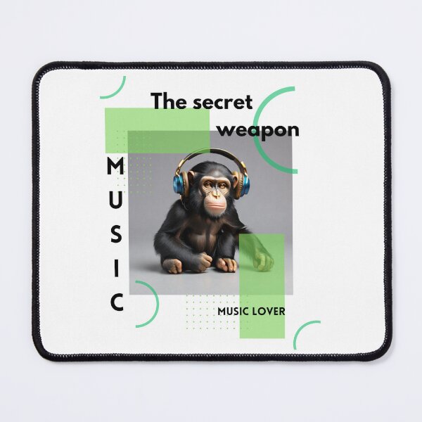 Item preview, DJ Chimpanzee  designed and sold by PexelAlchemy.