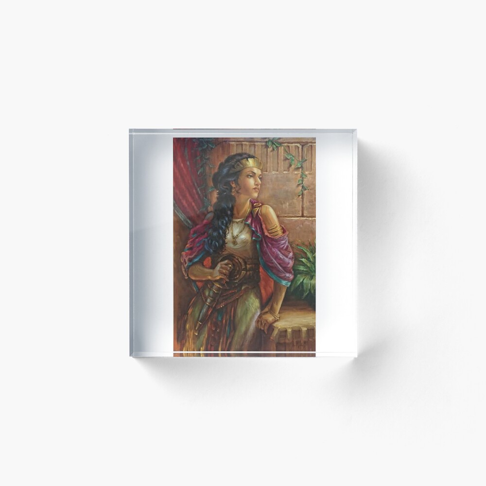An painting depicting Queen Zenobia, Queen of the East Art Board Print