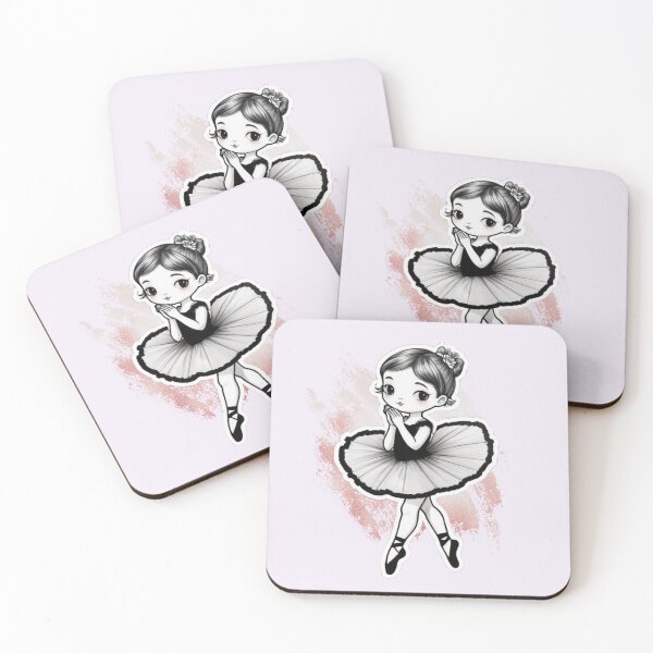 Item preview, Minimalist ballerina in black and white. designed and sold by NewtBoo.