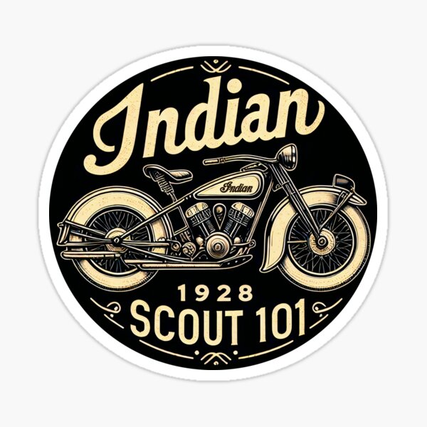 Artikel-Vorschau von Indian Scout 101 1928, beliebtes ikonisches Motorrad, designt und verkauft von edcristian2.