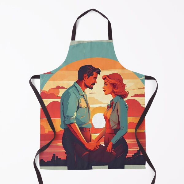 Item preview, Intimate Couple Embracing at Oceanfront Sunset designed and sold by ImagineCorner.