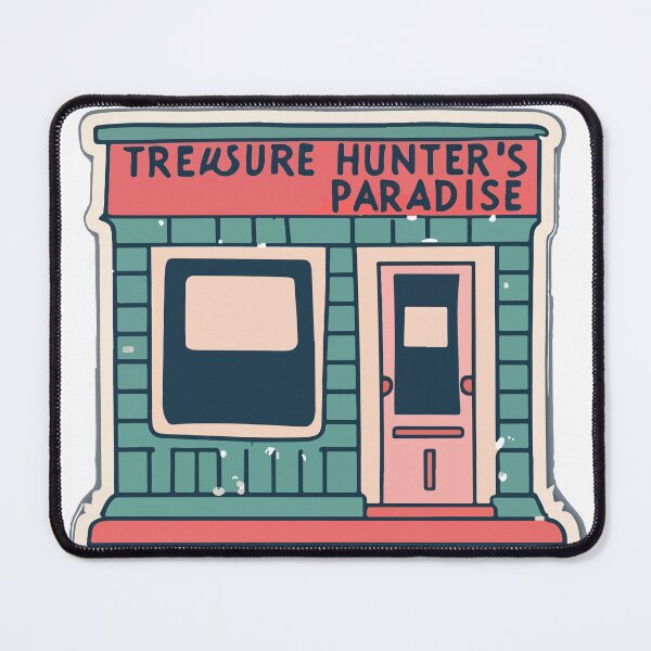 Item preview, Treasure Hunter's Paradise Thrift Shop Illustration designed and sold by NiftyWrx.