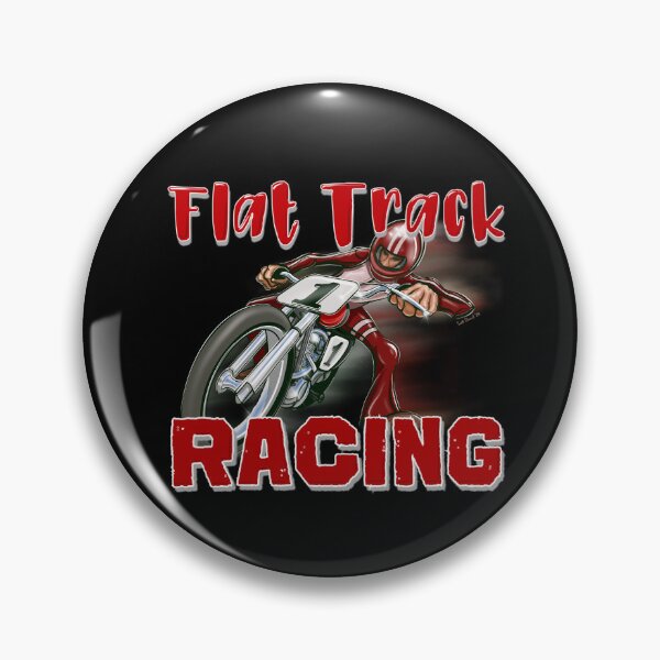 Item preview,  Vintage Flat Track Motorcycle Racing (dark colored items) designed and sold by Scottdowell.