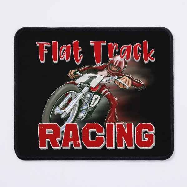 Item preview,  Vintage Flat Track Motorcycle Racing (dark colored items) designed and sold by Scottdowell.
