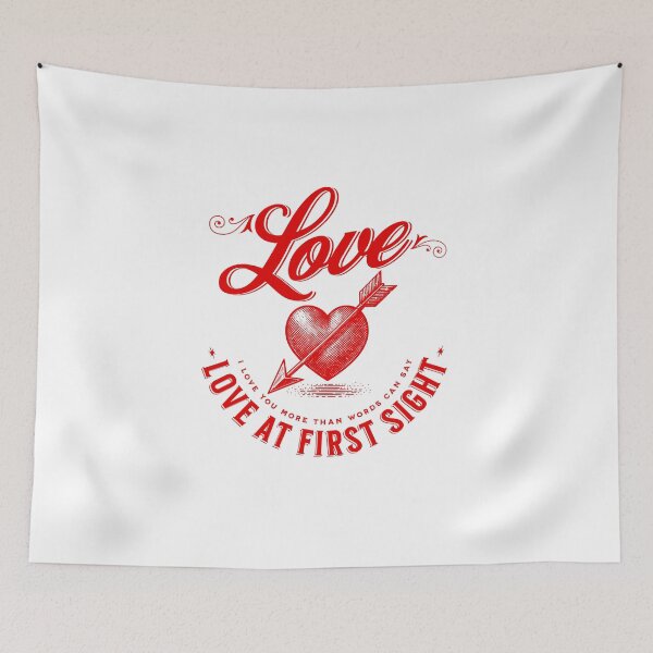 Item preview, Love at first sight, i love you more than words can say. designed and sold by INKNIK.