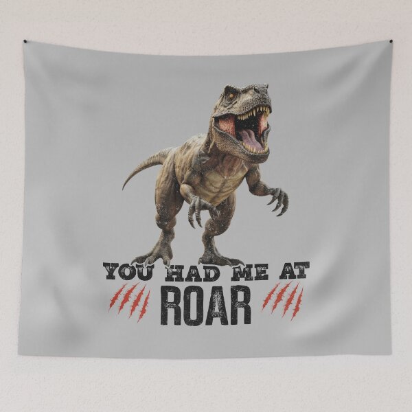 Item preview, You Had Me At Roar Dinosaur T-Rex Lover Paleontologists Gift designed and sold by Myth-Creatures.