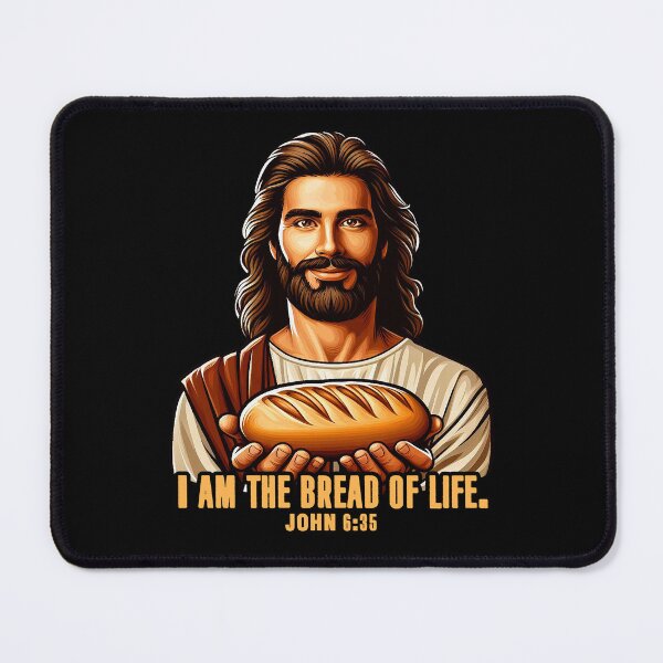 Item preview, John 6:35 I Am The Bread Of Life designed and sold by plushism.