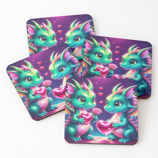Item preview, Little dragons in love designed and sold by M-Y-A-R-T-.