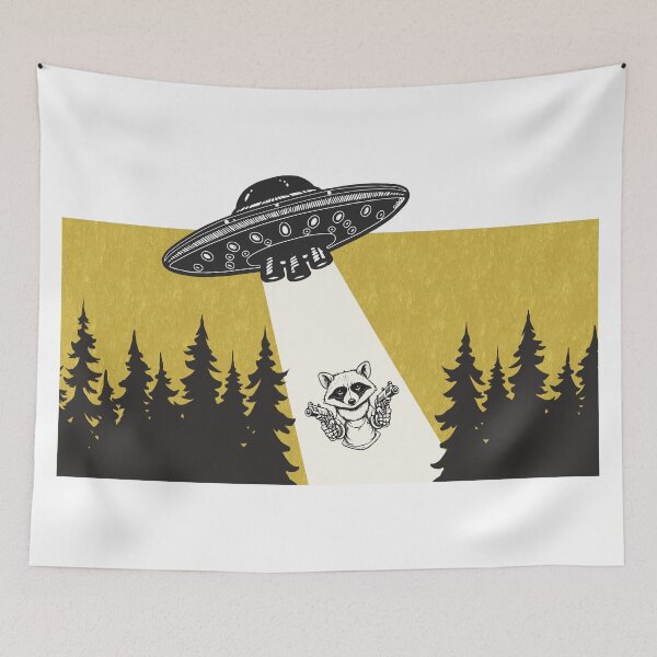 Item preview, Raccoon UFO designed and sold by Esskay Designs.