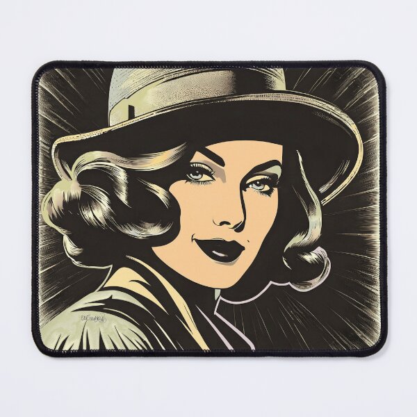 Item preview, 1930 Art Deco style woman 3 designed and sold by Cartsandrab.