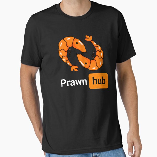Item preview, Prawn Hub Logo Parody Wordplay. Shrimp Pun. Viral Meme designed and sold by SillyMerchant.