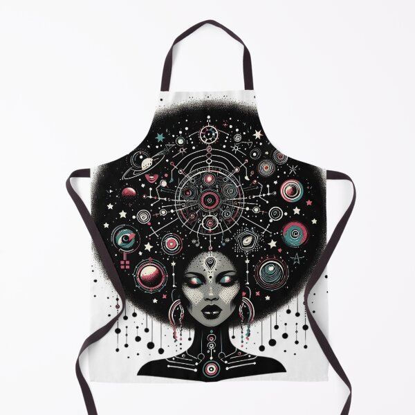 Item preview, Afrofuturism Afro Girl Black Art designed and sold by KitonicTees.