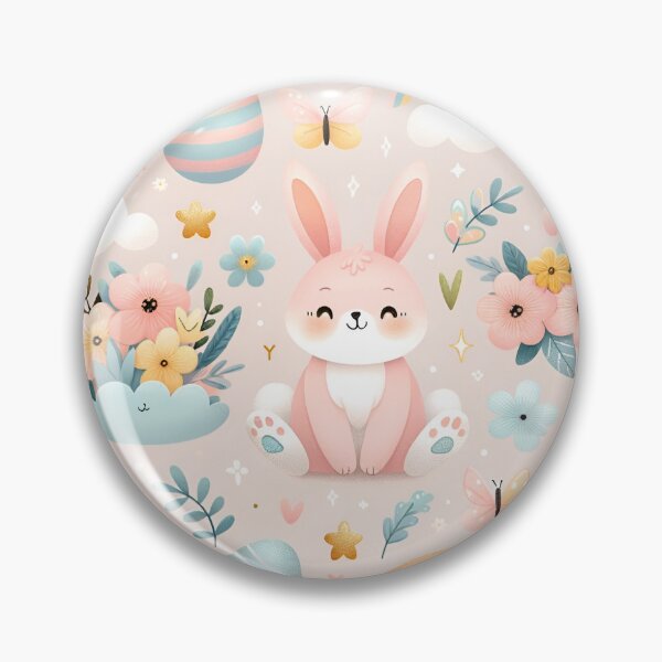 Item preview, Adorable Easter Bunny and Egg Seamless Pattern designed and sold by ImagineCorner.