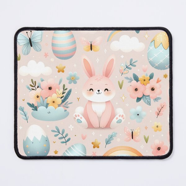 Item preview, Adorable Easter Bunny and Egg Seamless Pattern designed and sold by ImagineCorner.