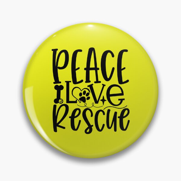 Item preview, Pace, Love, Rescue designed and sold by MacMerch121.