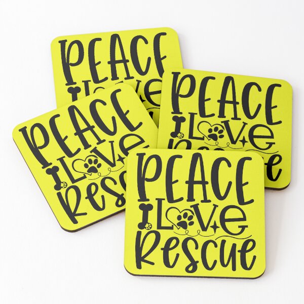 Item preview, Pace, Love, Rescue designed and sold by MacMerch121.
