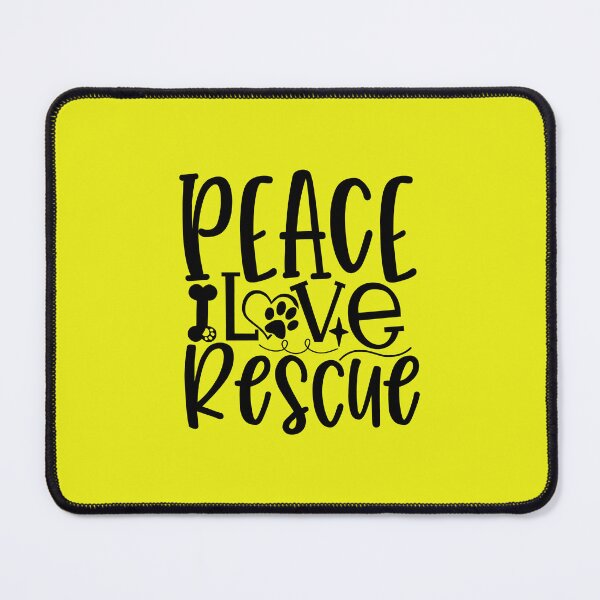 Item preview, Pace, Love, Rescue designed and sold by MacMerch121.