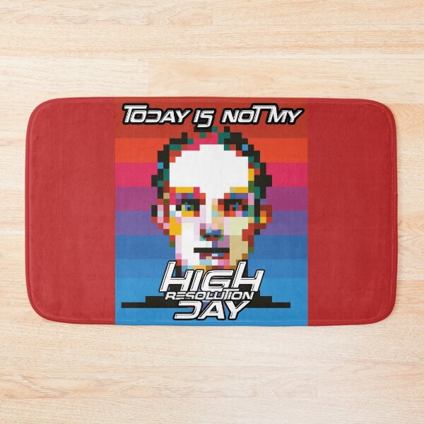 Item preview, Today is not my high resolution day pixelated moods designed and sold by TMK STORE.