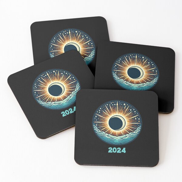 Item preview, Total Solar Eclipse 2024 Vintage Style Rough designed and sold by Lelijo.
